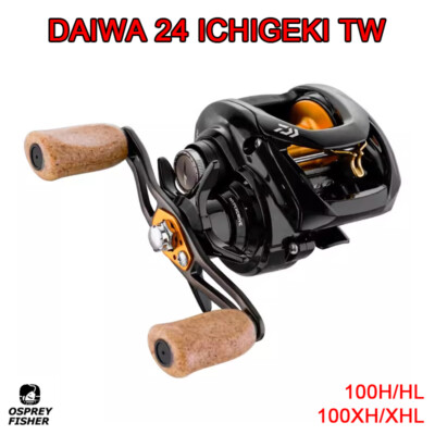 DAIWA 24 ICHIGEKI TW Baitcasting Fishing Reel Long Cast Fishing