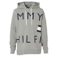 Tommy Hilfiger Men's Pullover Logo Hoodie - Grey Heather  33004 SH S95T 