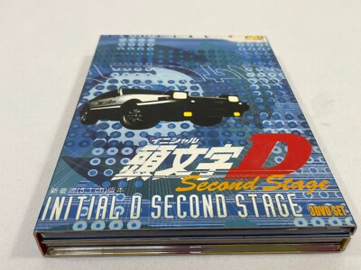 Initial D: Second Stage DVD 3-Disc Set Anime Japanese Audio Ver