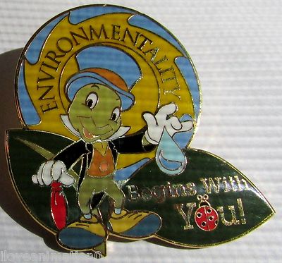 Disney DLR Cast Exclusive Earth Day Environmentality Begins With You Pin
