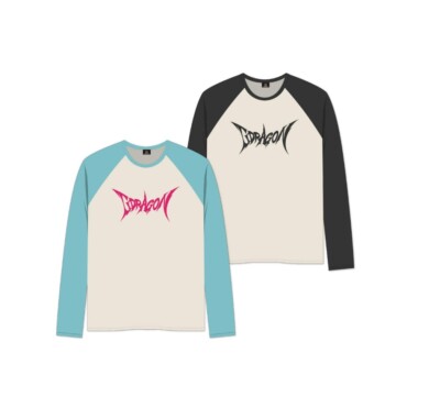 アイドル G-DRAGON RAGLAN LONG SLEEVED T-SHIRT Official G-DRAGON Raglan Long Sleeved T-Shirt 2 Colors Übermensch