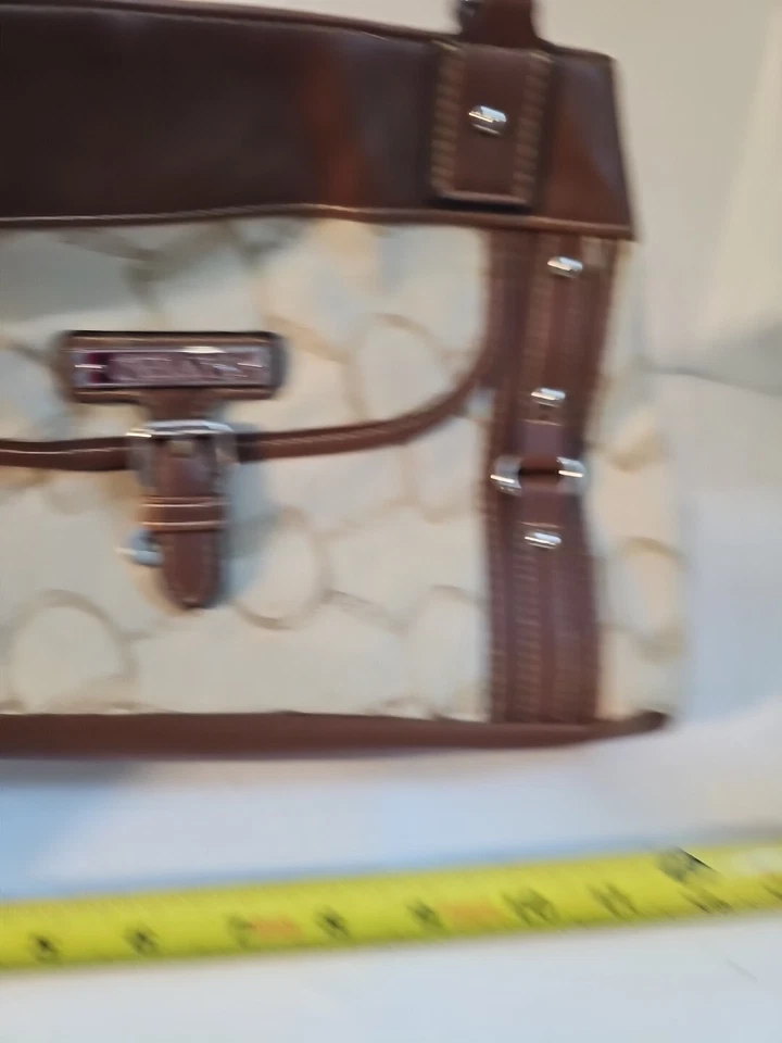 Cartera CHAPS Beige Jacquard - 3 Compartimentos Cremallera Foto 2 de 4