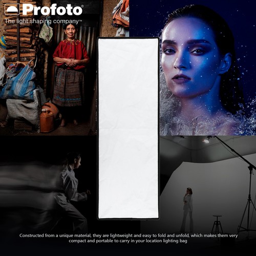 Profoto Clic 1x3 Feet Lightweight Portable Softbox and Softgrid Bundle - Picture 4 of 7