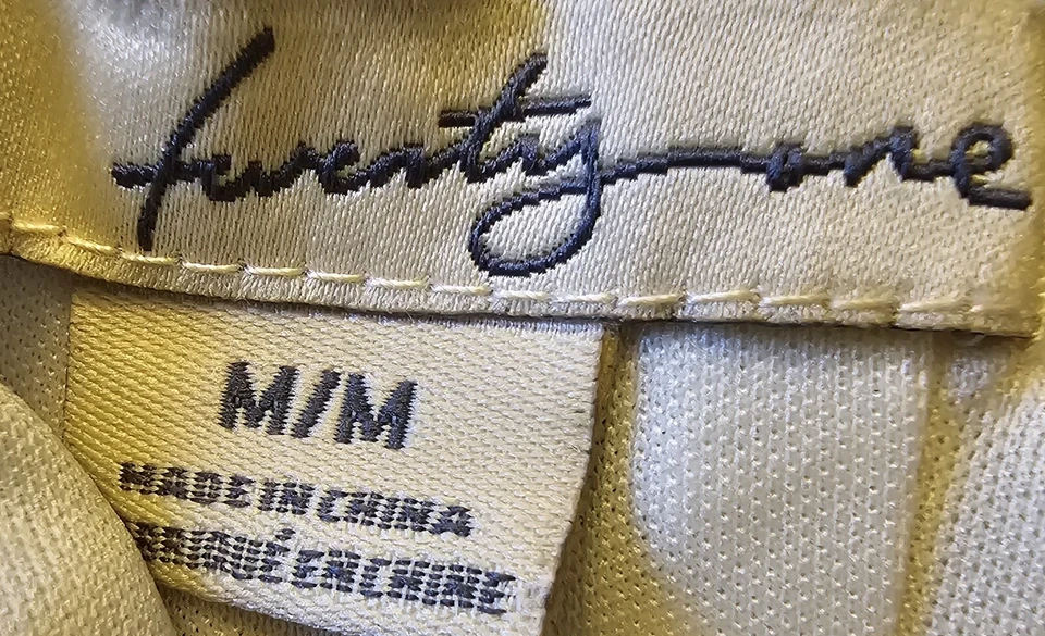 Twenty One Womens Sundress Dress Size M Medium Black White Floral - Image 2 of 4