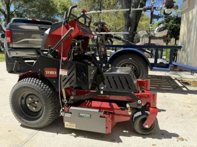 Speedtrap  Chute Blocker Toro  GrandStand  HDM 36'' Mowers  No Drilling!
