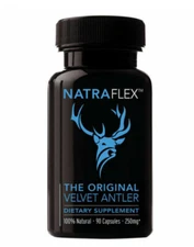 NATRAFLEX Velvet Antler 250mg 90 Caps Joints Strength Endurance￼ Recovery Energy