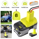 Battery Adapter Power Wheel Connector w/Wire for Ryobi One+ 18V Li-ion Battery