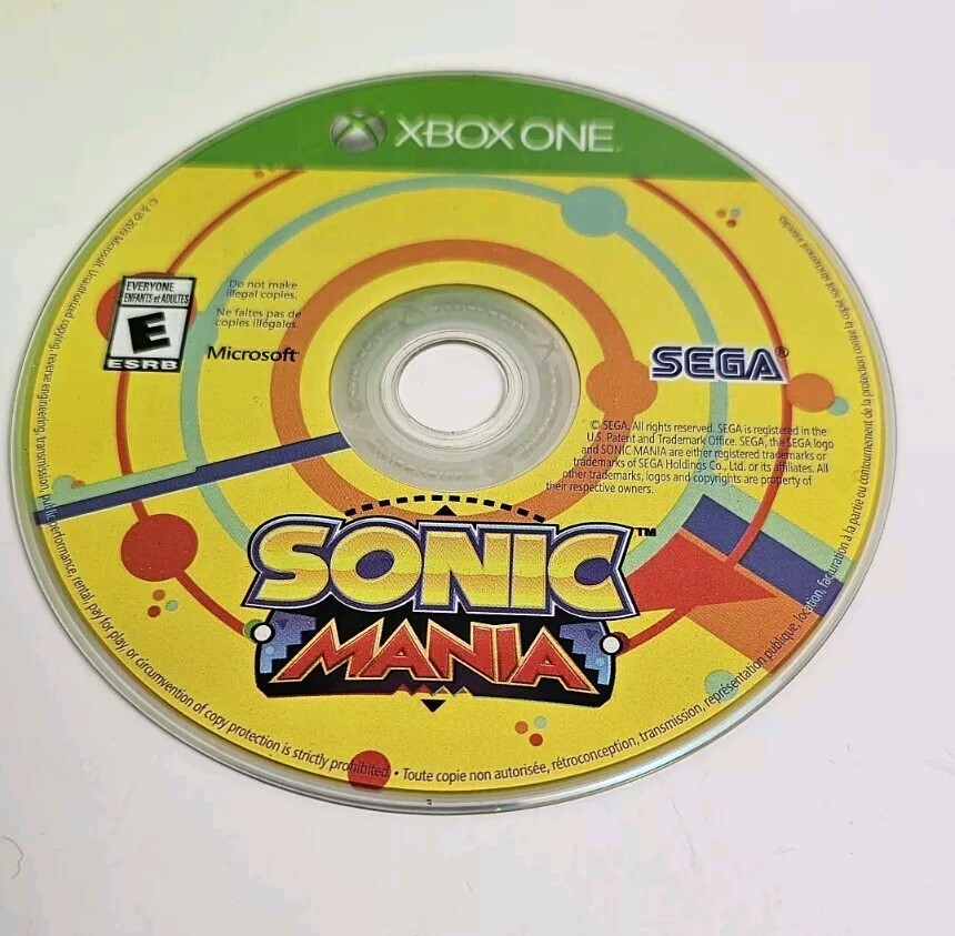 Sonic Mania Plus Disc Only (Xbox One)
