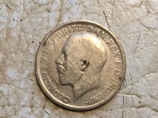 1920 British Florin Silver Coin - Great Britain England UK