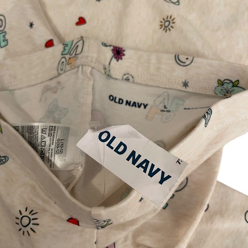 Old Navy Leggings Girl's Large Printed Pull On Lounge Lightweight Bottoms NWT - Picture 5 of 11