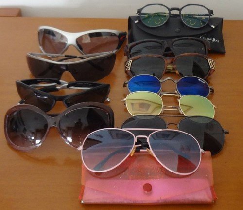 LOTTO 11 OCCHIALI DA SOLE USATI SETTE DA UOMNO QUATTRO DA DONNA | eBay
