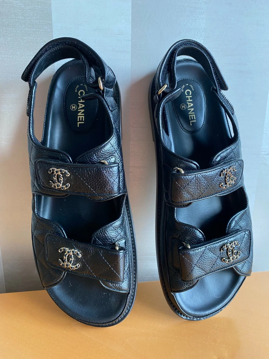 flat chanel slides women 9