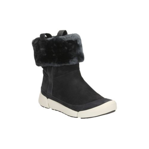Tri Navy Uk £ Suede 90 Botines Ladies 4 Rrp de forro Clarks cálido Attract w0XqCwFn