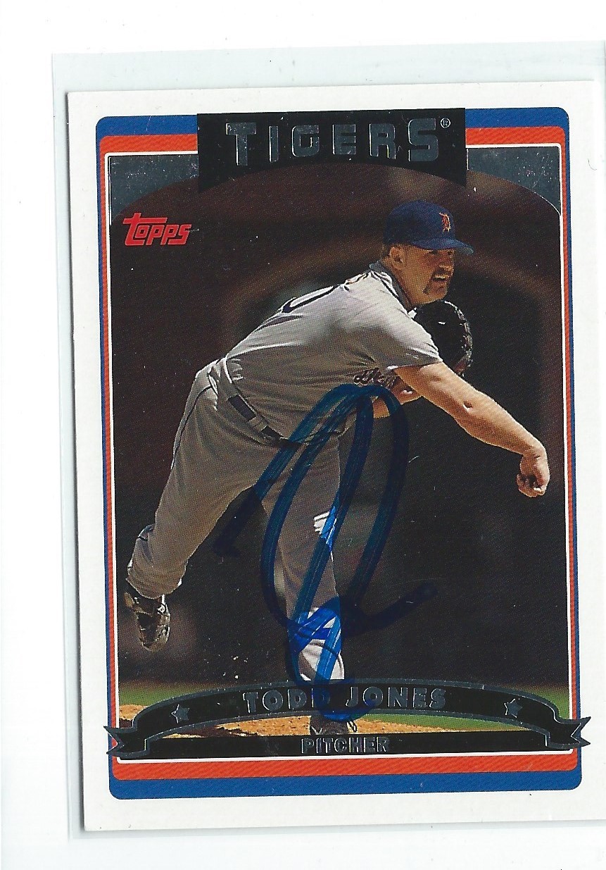 Todd Jones Signed 2006 Topps  Card #572