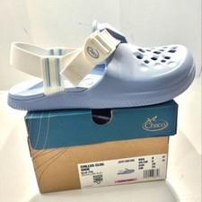 NWT CHACO CHILLOS CLOGS SHOE SANDALS WOMEN'S SIZE 8 MULES BLUE FOG NEW IN BOX - 
