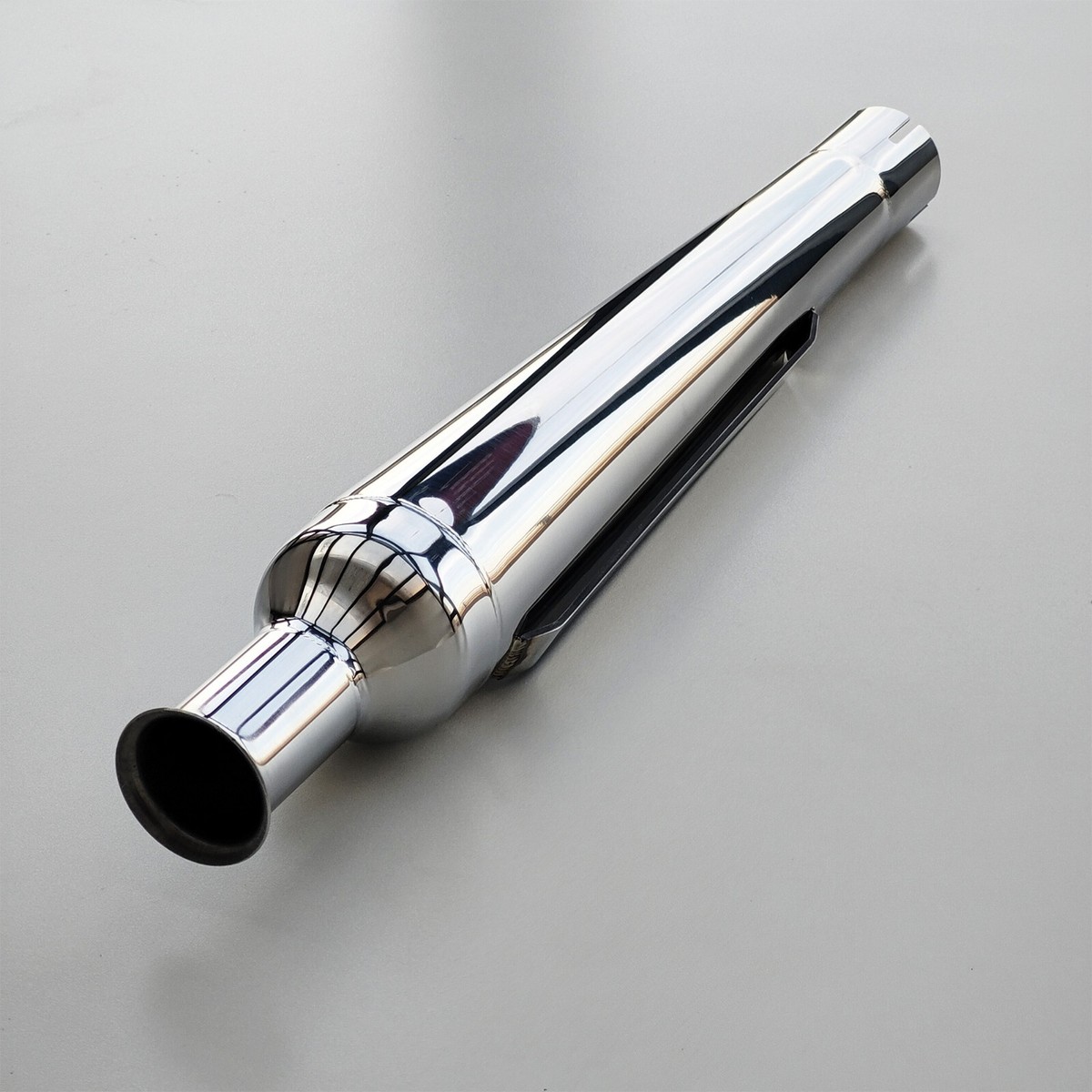 Stainless Cocktail Shaker Muffler Harley Triumph old school
