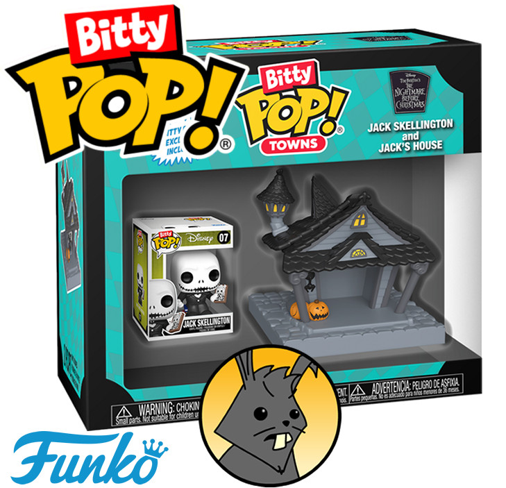 Jack Skellington & House - Bitty Pop! Towns - Funko Nightmare Before Christmas