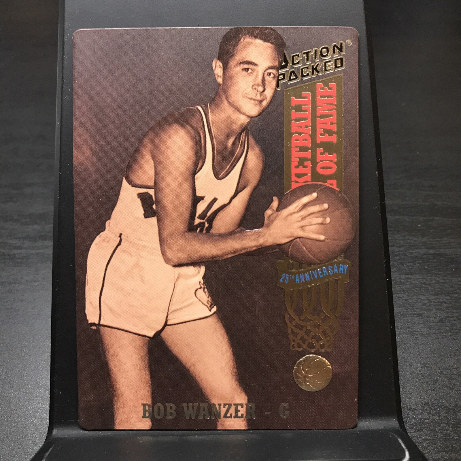 1993 Bob Wanzer Action Packed Basketball Hall of Fame #24 Rochester Royals