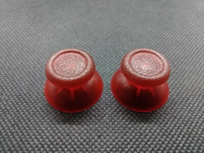 NEW SONY PlayStation 4 DualShock 4 TRANSPARENT RED Joysticks Thumbsticks 2427