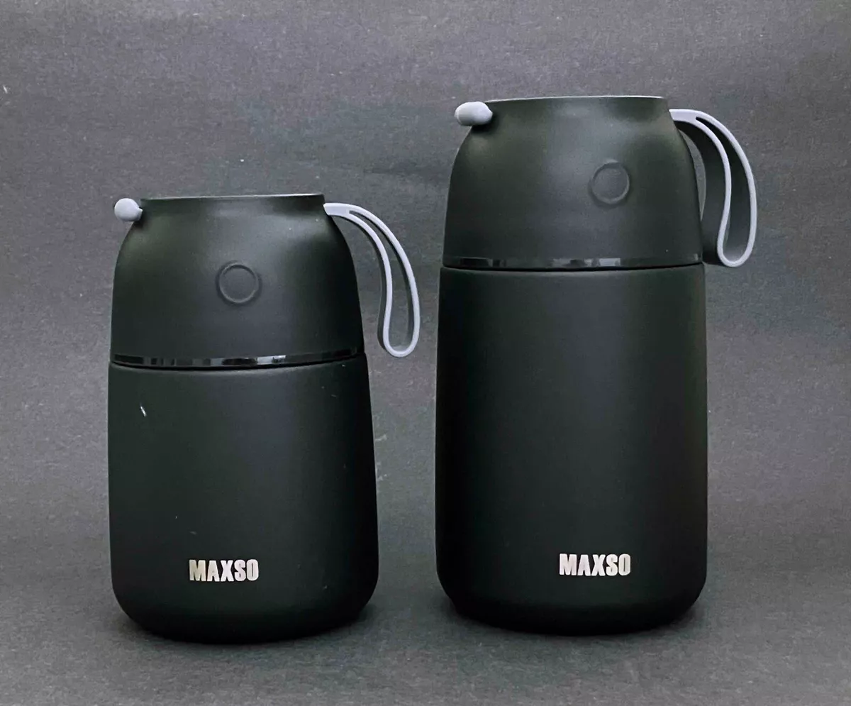 MAXSO 2Pk Soup Thermos Food/Liquids, Insulated Vacuum Food Jar Lunch  Containers