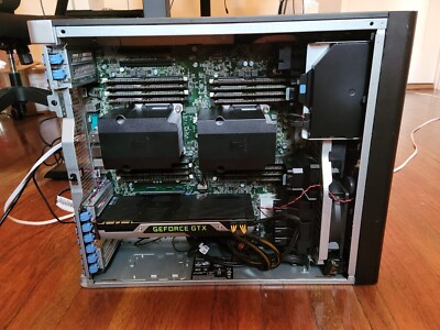Dell Precision T7910, 2x2697v3 (28C/56T), 128GB RAM, 1TB M.2