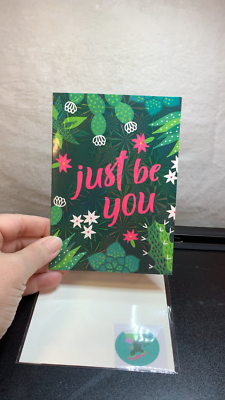 Happy Birthday Card! Just Be You! Sweet Message Holographic! | eBay