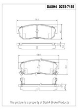 Napa TruStop D275 Semi-Metallic Brake Pads