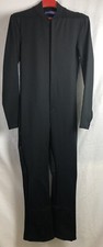 Tuta da neve uomo vintage Serac sci downhill taglia 42 nera full zip serie sfida