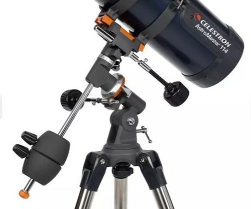 Celestron AstroMaster 114EQ Telescope + NexYZ Smartphone Adapter Kit #31044 (UK) - Picture 19 of 24