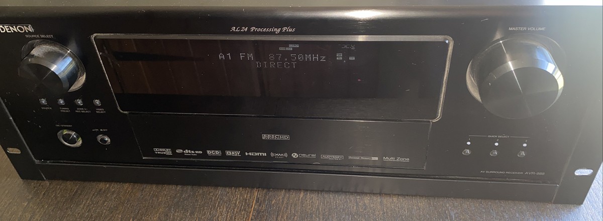 Denon AVR-988 7.1-Channel Multizone Home Theater Receiver Only