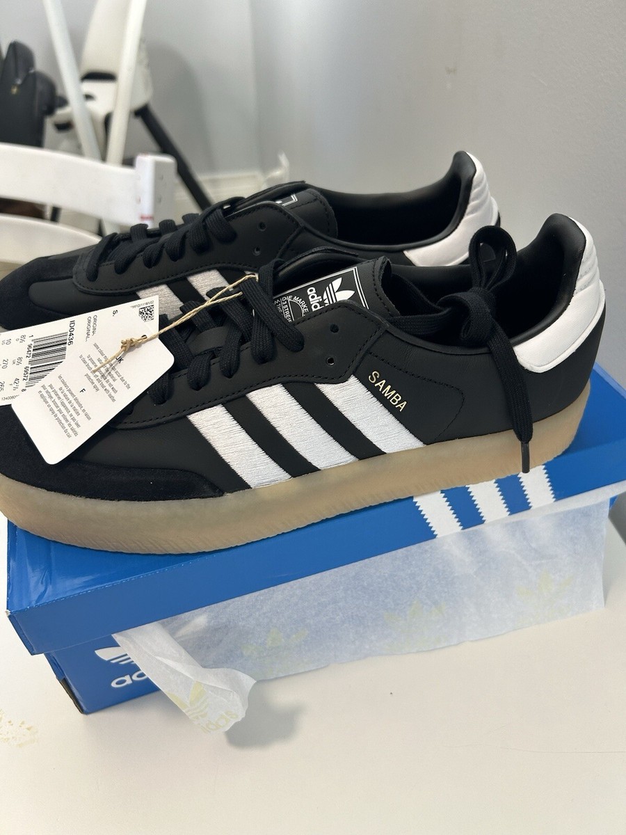 ADIDAS SAMBAE - SIZE 10 - CORE BLACK WOMENS LIFESTYLE SHOES