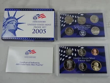 2005-S US Mint Proof Set 11 Coin Set OGP Original Government Packaging COA