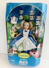 Alice in Wonderland with Mini Tea Set Disney Classic Doll Collection Vintage SEE