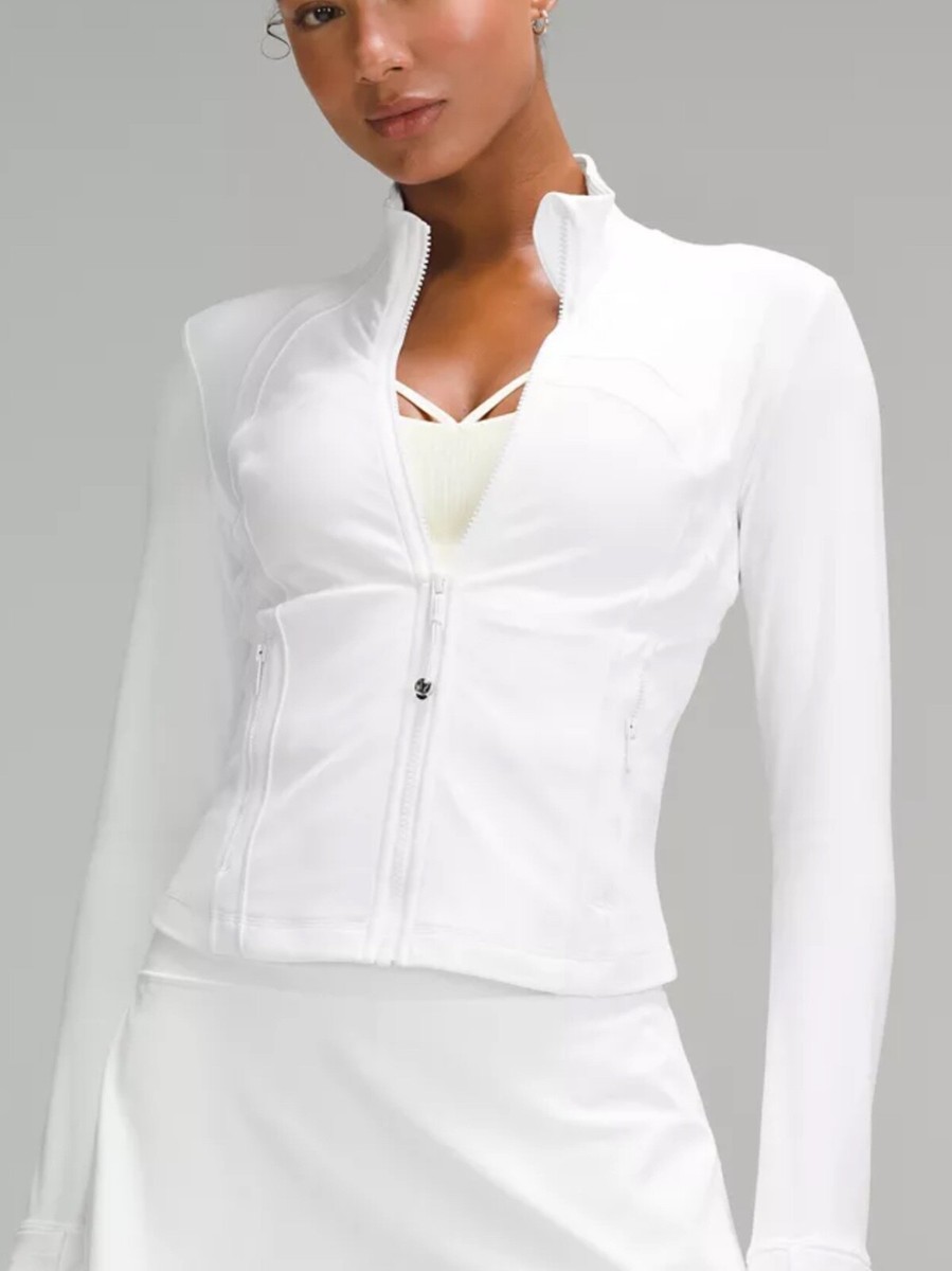 LULULEMON Define Cropped Jacket Nulu White 0 2 4 6 8 10 12 LULULEMON Define Cropped Jacket Nulu White 0 2 4 6 8 10 12