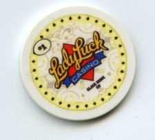 1.00 Chip from the Lady Luck Casino Black Hawk Colorado