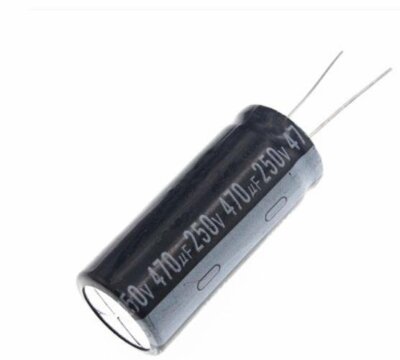 Condensatore El. 470uF 250V S-In 22x40/10 105&deg; NRLPW