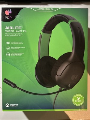 PDP Xbox AIRLITE Wired Headset Jolt Green