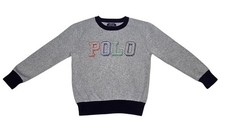 Ralph Lauren Kids Logo Cotton Crewneck Jumper Sweater Size 7
