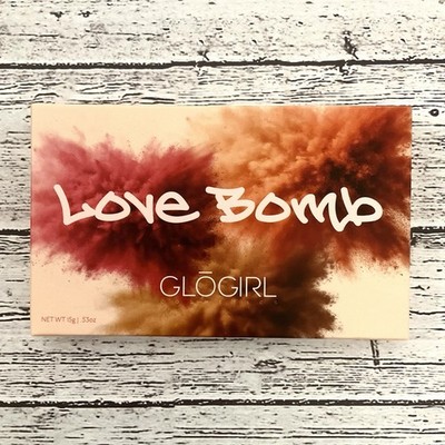GLOGIRL Love Bomb Vegan Pressed Powder Eyeshadow Palette 12 Shades NEW in Box