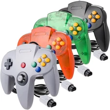 Classic N64 Controller, Retro N64 Remote Gamepad for N64 Game System Console