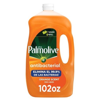 Palmolive Antibacterial Dishwashing Liquid Dish Soap,Orange 102 floz.Great Price