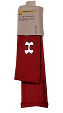 Under Armour Red Tie Headband Reflective New Men's Women's Girl's NWT NIP Run