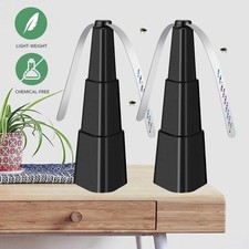 2x Fly Repellent Fan Portable Table Fly Fan Indoor Outdoor Fly Bug Deterrent Fan