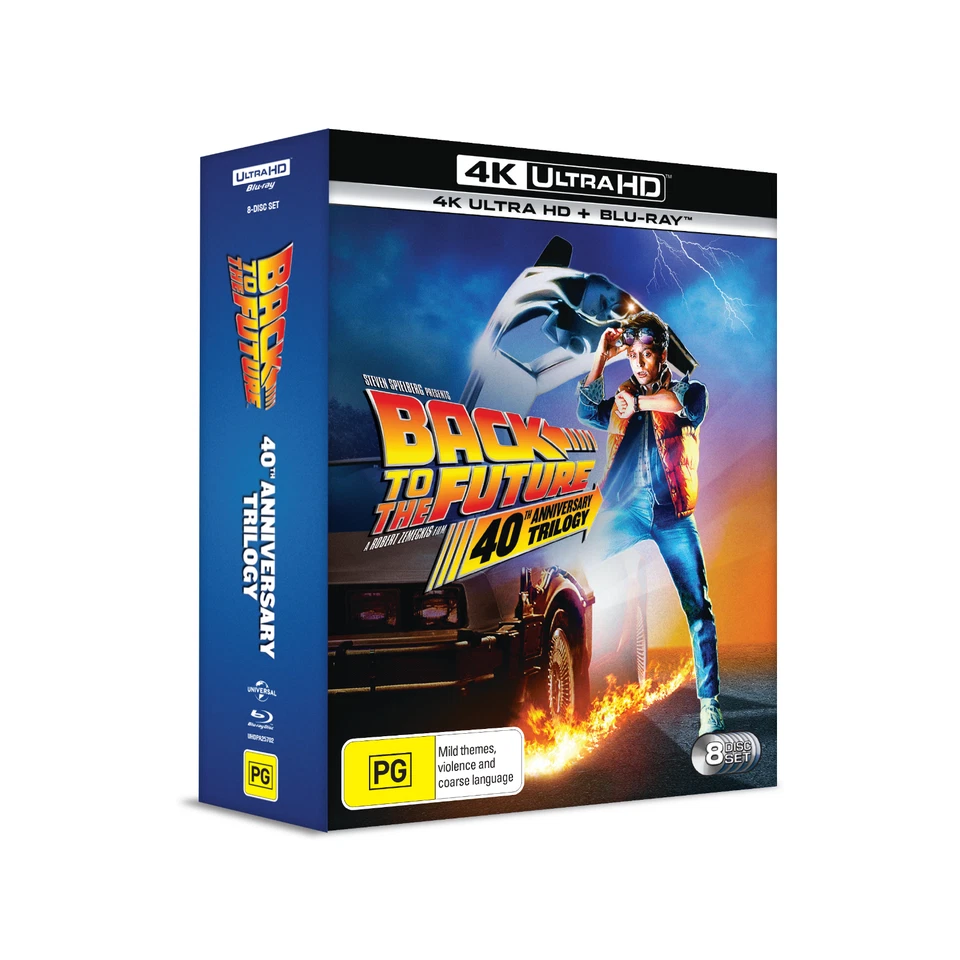 BRAND NEW Back To The Future - 40th Anniversary Trilogy (4K UHD Blu-Ray) - image 2 of 4