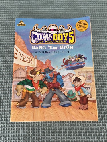 RARE Vintage Meet The Wild West C.O.W. Boys of Moo Mesa Bang ‘Em High 1990s - Picture 8 of 8