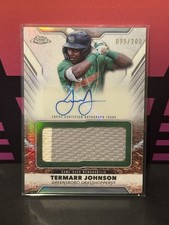 2025 Topps Pro Debut TERMARR JOHNSON Jumbo Auto Relic /200 Pirates Autograph