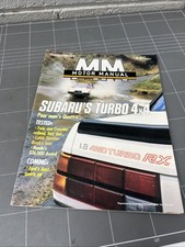 VINTAGE CAR MAGAZINE MM MOTOR MANUAL 1986 HOLDEN FORD MAN CAVE MUSCLE CAR