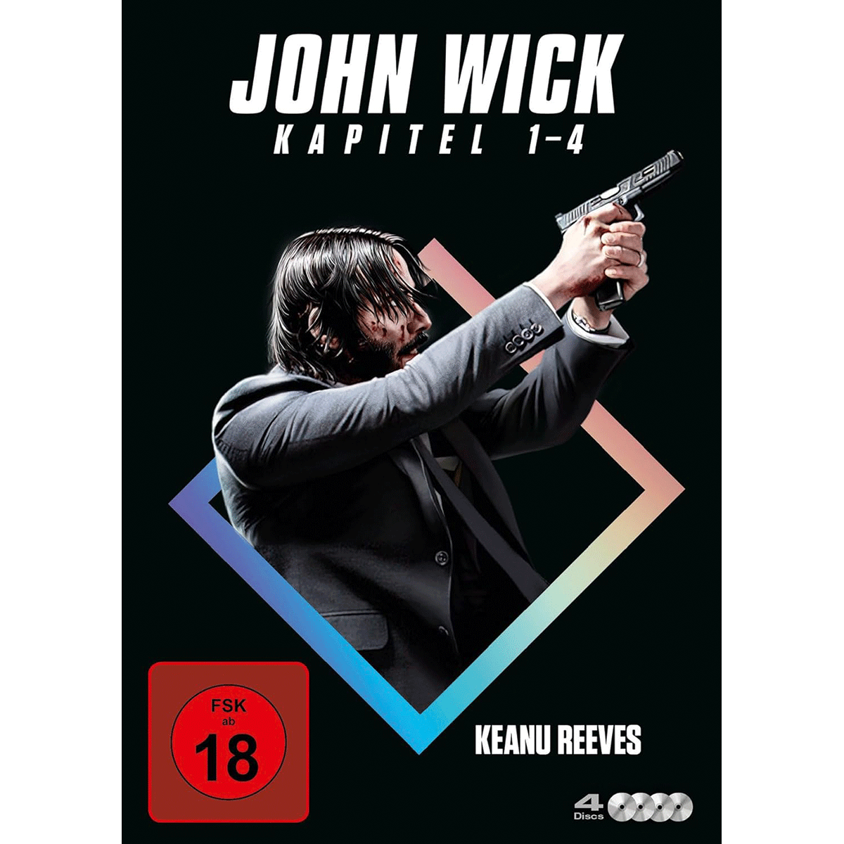 John Wick - Kapitel 1-4 [4 DVDs] Various