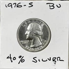 1976-S Washington Silver Quarter - BU