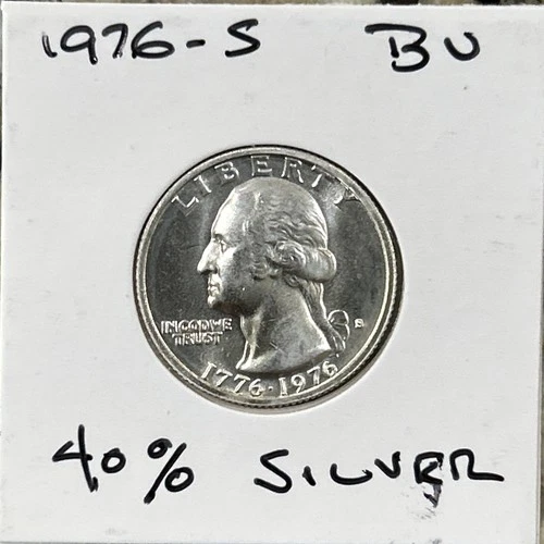 1976-S Washington Silver Quarter - BU